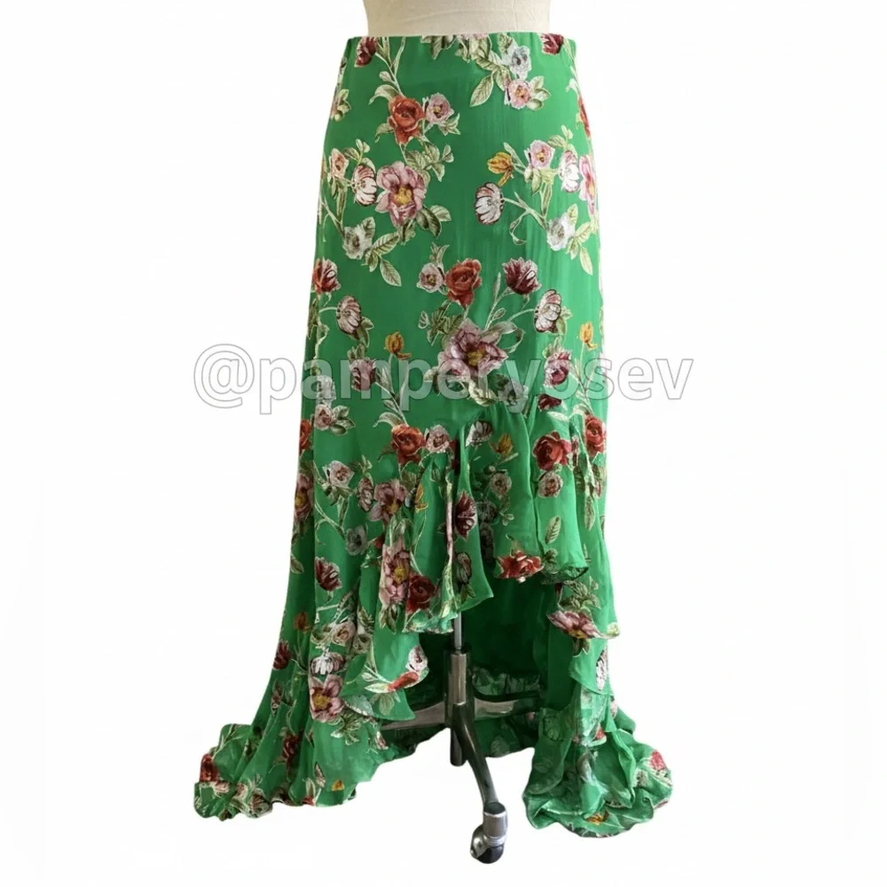 Alice + Olivia Soraya High Low Skirt